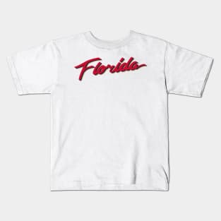 Florida Vice Red Kids T-Shirt